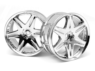 #3343 Lp29 Wheel Work Ls406 Chrome (2Pcs)