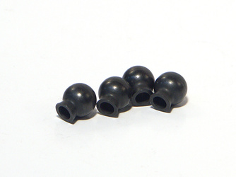 #86059 Ball 6.8X7.3X3Mm (Black/4Pcs)