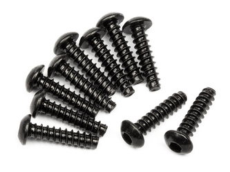 #94355 Tp. Button Head Screw M3X12Mm (Hex Socket/10Pcs)