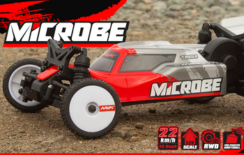 Samochód zdalnie sterowany RC #150801 Maverick Microbe 1/24th Buggy – Red Model RC Auto