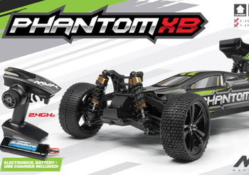 Samochód zdalnie sterowany RC #150075 Phantom XB 1:10 RTR Electric Buggy Model Auto RC