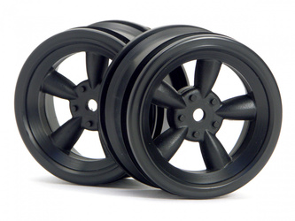 #3816 Vintage 5 Spoke Wheel 26Mm Black (0Mm Offset)