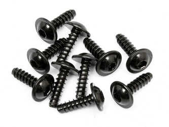 #Z562 Tp. Flanged Screw M3X10Mm