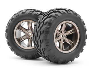#540077 Assembled Wheel/Tire (Dark Grey)