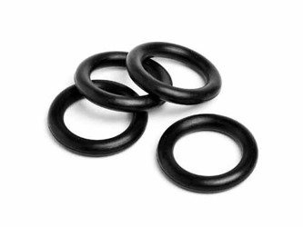 O-RING P-8 (BLACK/4pcs)