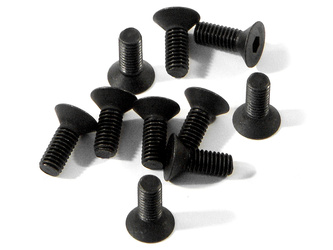 #Z082 Flat Head Screw M3X8Mm (Hex Socket/10Pcs)