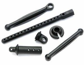 SHOCK PARTS UPPER ARM SET (SUPER NITRO RALLY)