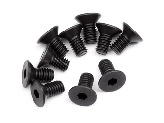 #110070 Flat Head Screw M4X8Mm (Hex Socket/10Pcs)