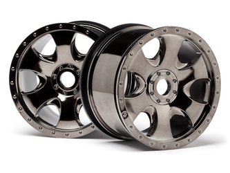 #105801 Warlock Wheel Black Chrome (83X56Mm/2Pcs)