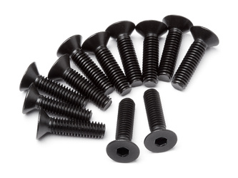 #MV24072 Flat Head Screw M4x16mm 12 Pcs