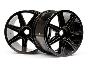 #101156 7 Spoke Black Chrome Trophy Truggy Wheel