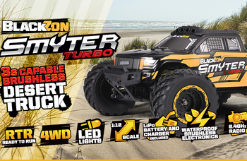 #540253 Smyter MT Turbo 1/12 4WD 3S Brushless - Yellow