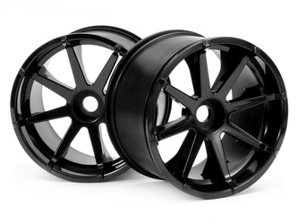 #3256 Blast Wheel Black (115X70Mm 7Inch/2Pcs)