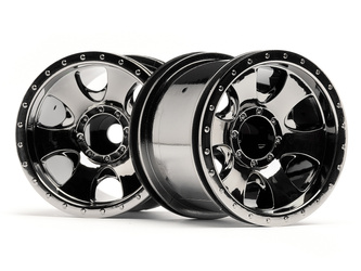 #105280 Warlock Wheel Black Chrome (2.2In/2Pcs)