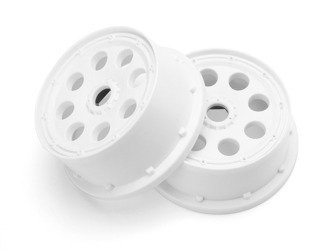 OUTLAW WHEEL WHITE (120X60MM/-4MM OFFSET/2PCS)