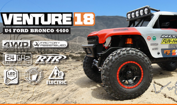 Samochód zdalnie sterowany RC #160887 Venture18 U4 Ford Bronco 4400 - Loren Healy Model auto RC