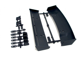 MOLDED WING SET (TYPE A & B / 10TH SCALE / BLACK)