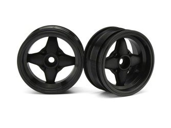Mx60 4 Spoke Wheel Black (3Mm Offset/2Pcs)
