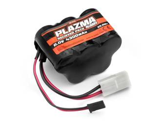 Plazma 6.0V 4300mAh NiMH Baja Receiver Battery #160154