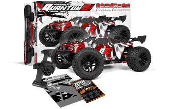 Quantum2 XT Flux 1/10th Stadium Truck - Czerwony #150407