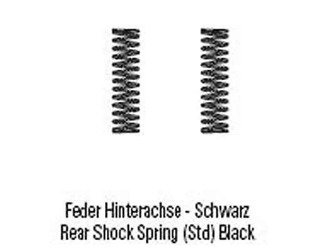 Rear Shock Spring (black) - S18 Buggy