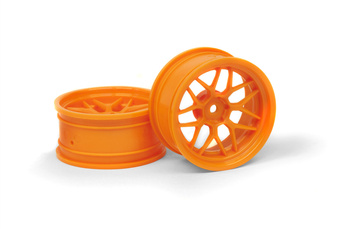 TECH 7 WHEEL ORANGE (6MM/2PCS) #120250