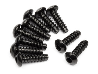 Tp. Button Head Screw M3X10Mm (Hex Socket/10Pcs) #94354