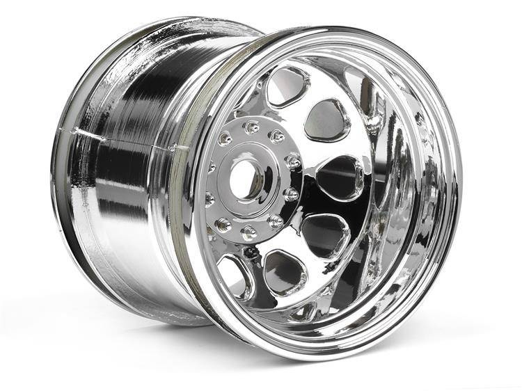 Classic King Wheel Chrome (56X51Mm/2Pcs) Wheels & Tires \ 1/10 Truck