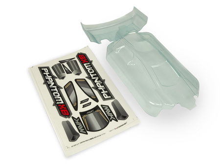 CLEAR LEXAN PHANTOM XB BODY & WING - W/ DECAL #150089