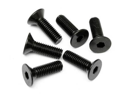 Flat Head Screw M5X16Mm (Hex Socket/6Pcs) #94730