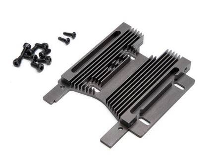 Hd Heatsink Motor Plate 10Mm (7075S/Gray) #102359