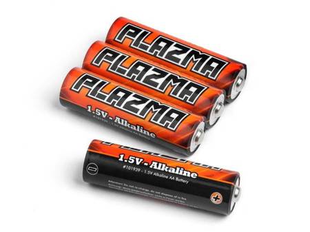 Hpi Plazma 1.5V AA Alkaline Battery (4Pcs) #101939