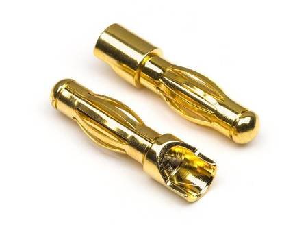 Male Gold Plated Connector (1 Pr)