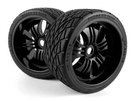 Mounted Phaltline Tire on 3251 Tremor Black Wheel #160509