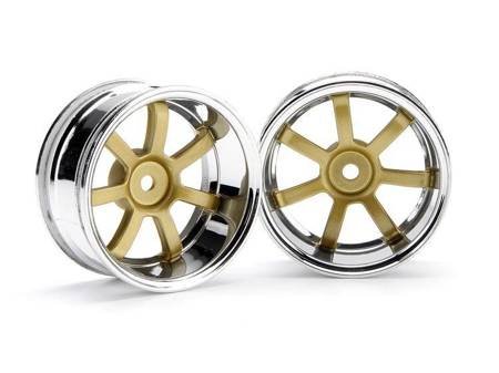 Rays Gram Lights 57S-Pro Chrome/Gold (9Mm Offset) #3321