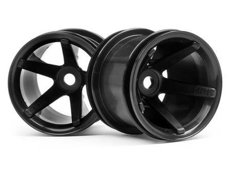 SUPER STAR MT WHEELS (BLACK/DEEP OFFSET/2pcs)