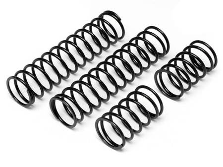 Shock Spring 23x155x2.4mm 17.5 Coils (Black/2pcs) #86762