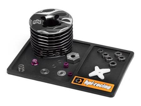 Small Rubber Hpi Racing Screw Tray (Black) #101998