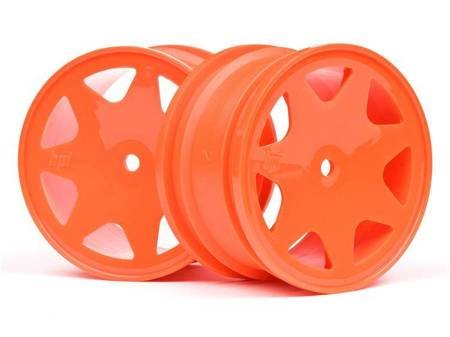 Ultra 7 Wheels Orange 35Mm (2Pcs) #100623