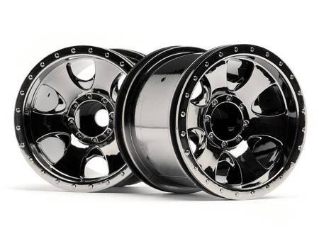 Warlock Wheel Black Chrome (2.2In/2Pcs) #105280