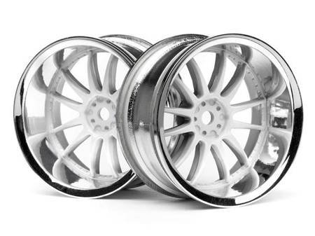 Work Xsa 02C Wheel 26Mm Chrome/White (9Mm Offset) #3285